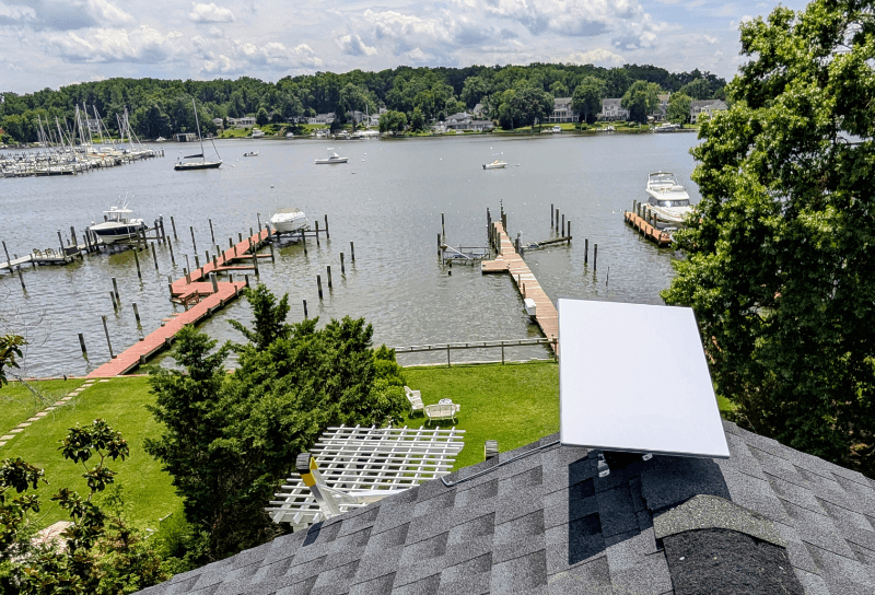 Starlink installation in Rural Property Installation